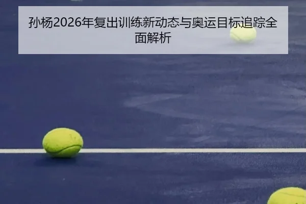 孙杨2026年复出训练新动态与奥运目标追踪全面解析